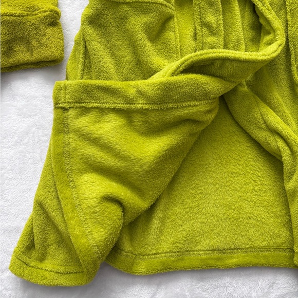 THE GRINCH By Dr. Seuss Men's Cozy Faux Fur Plush Hooded Robe--NEW--L - Picture 7 of 12